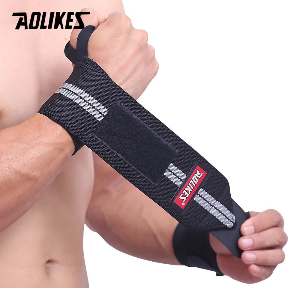AOLIKES 1 Pair Wristband Wrist - Crossfit Training Gear 评论和价格