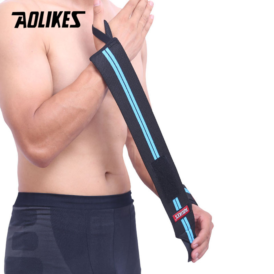 AOLIKES 1 Pair Wristband Wrist - Crossfit Training Gear 评论和价格