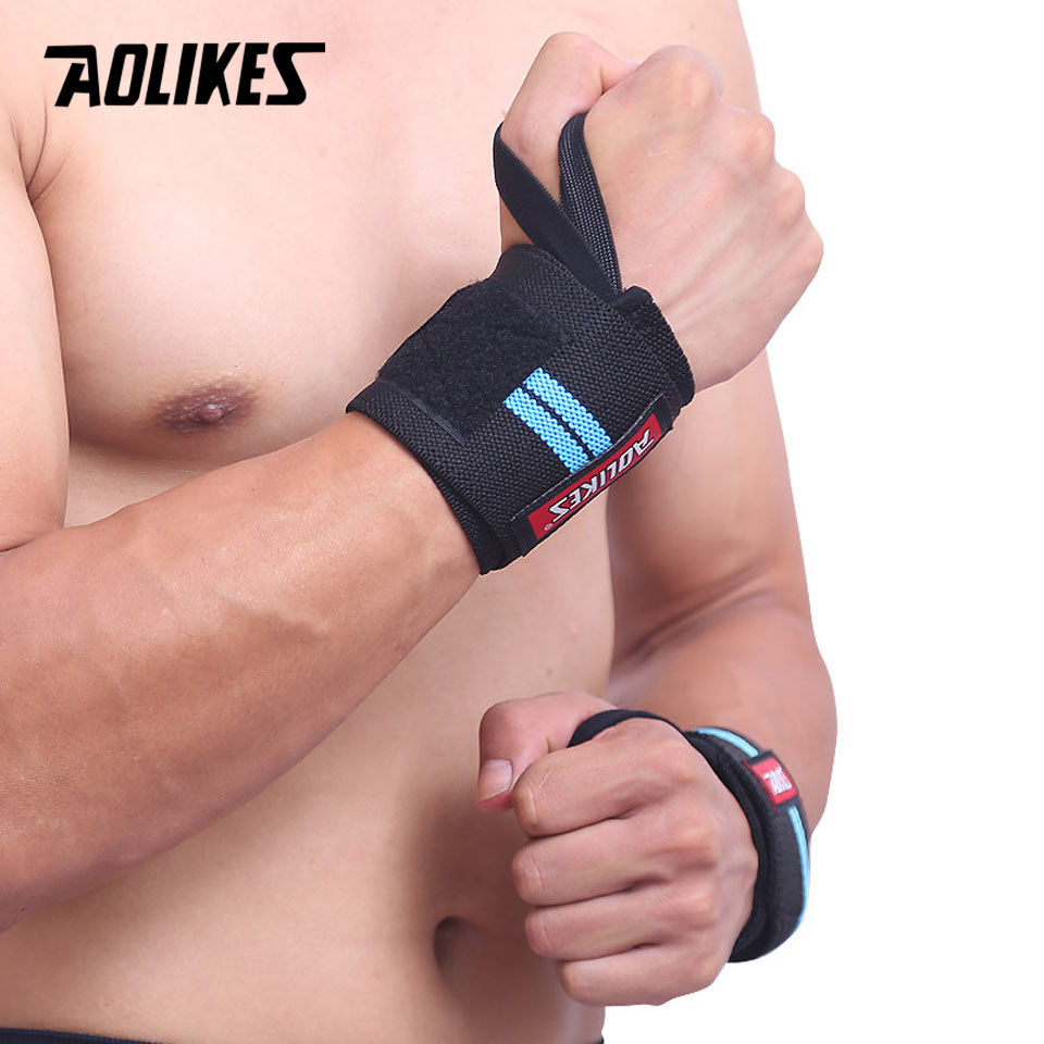AOLIKES 1 Pair Wristband Wrist - Crossfit Training Gear 评论和价格