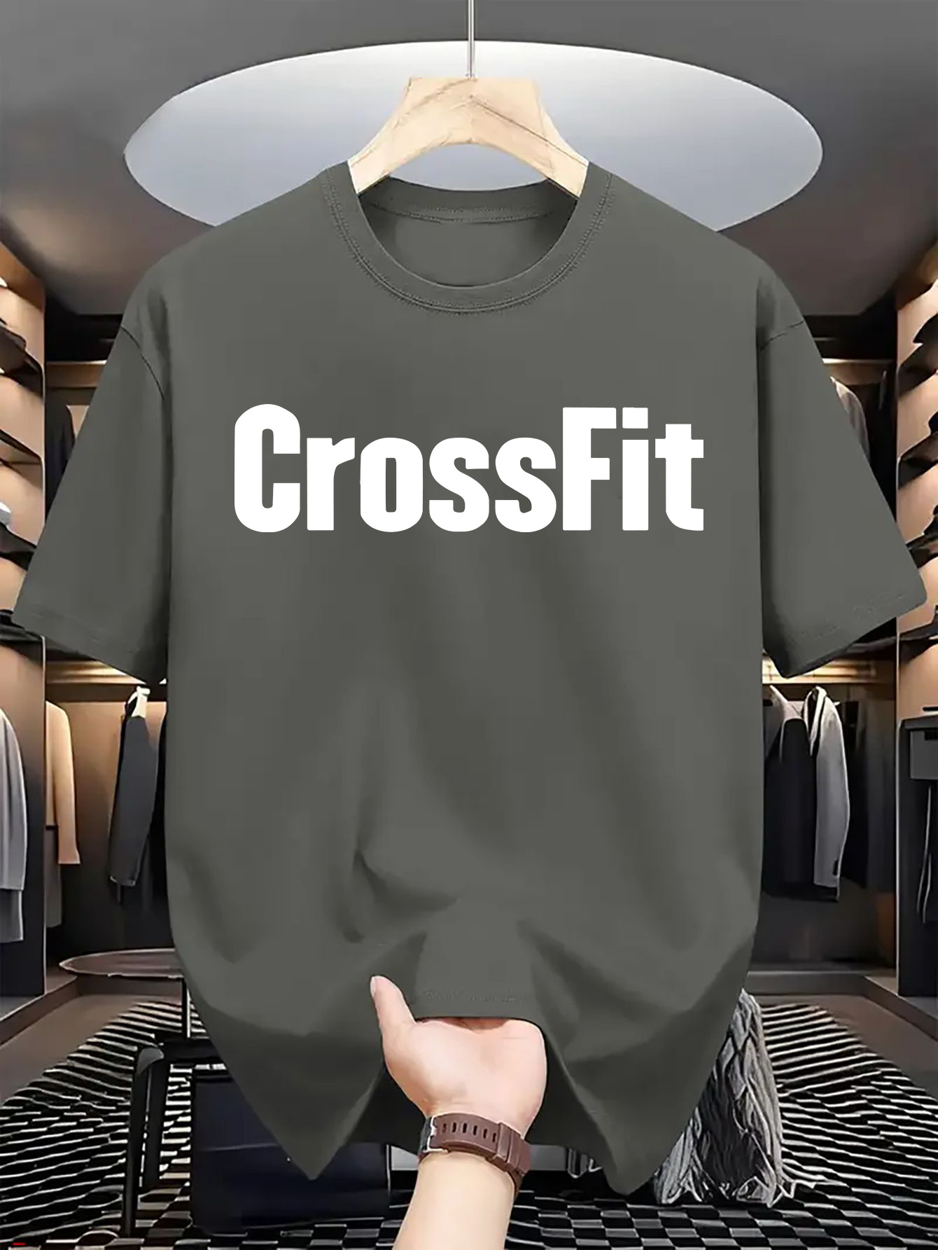 Men's Summer 100% Cotton Casua - Crossfit Mayhem 评论和价格