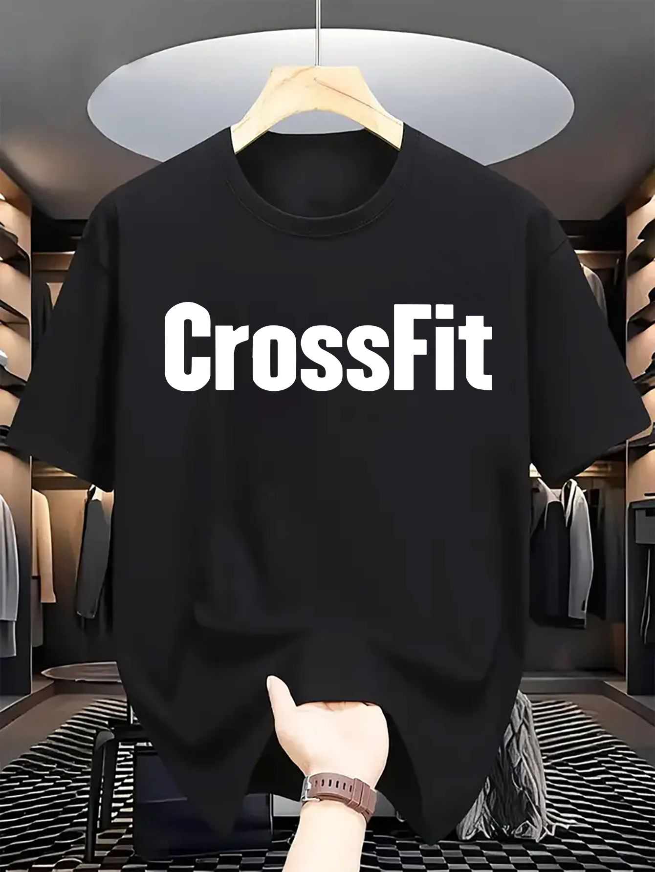 Men's Summer 100% Cotton Casua - Crossfit Mayhem 评论和价格