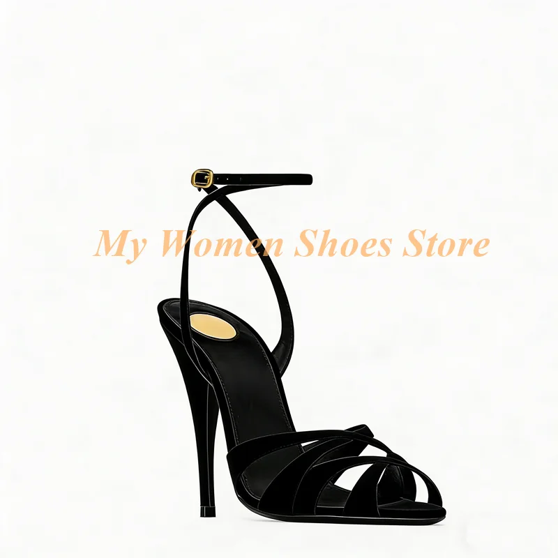 Cross Strap Open Toe Sandals A - Crossfit Outfit 评论和价格
