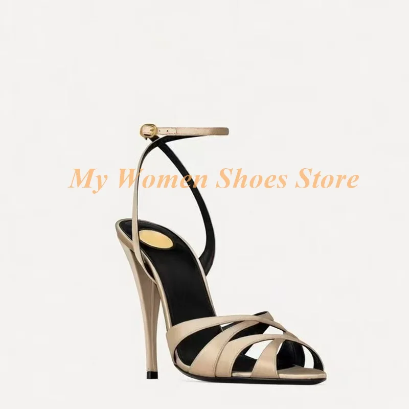 Cross Strap Open Toe Sandals A - Crossfit Outfit 评论和价格