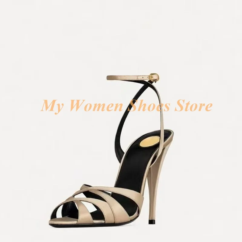Cross Strap Open Toe Sandals A - Crossfit Outfit 评论和价格