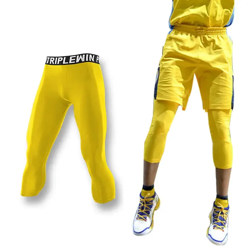 Men GYM Capri Running Tights P - Crossfit Training 评论和价格